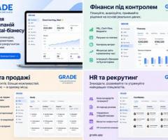 Grade.app — ERP-система для IT-компаній: фінанси, CRM, проєкти та HR в одному місці