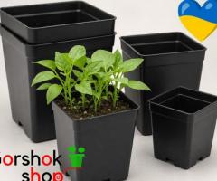 Купити квадратні горщики для розсади в «Горшок.Шоп»