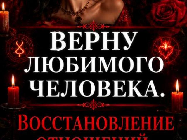 Мастер. Восстановление отношений. Верну или притяну нужного человечка