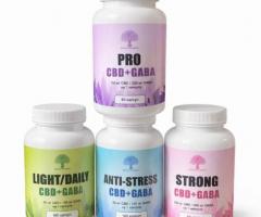 Биодобавка Strong CBD + GABA — антистресс и качественный сон, 60 капсул